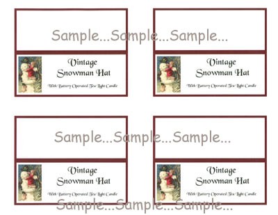 T15 - Bag Topper for 600 Tea Light Hat